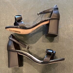 Ted Baker Black Bow Block Heels-New, never worn